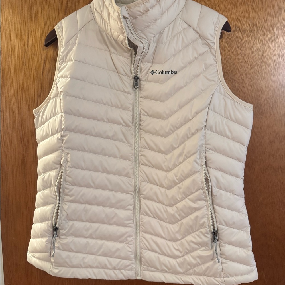 Columbia Cream Quilted Vest